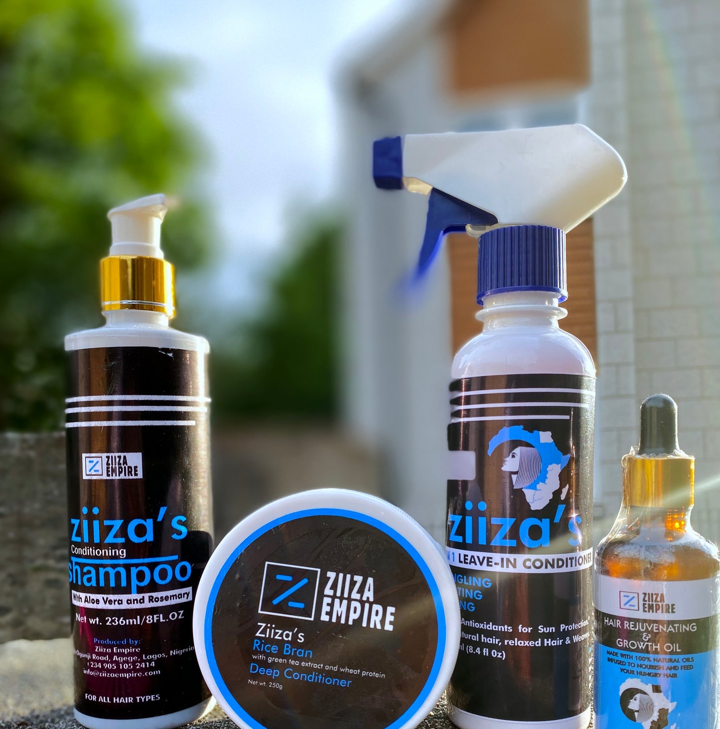 Strengthening kit with rice bran deep conditioner